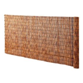 Natural Reed Fencing, 5.5 ft x 16.4 ft, Reed Screen Curtain Balcony Reed Fence Roll for Outdoor Backyard Patio